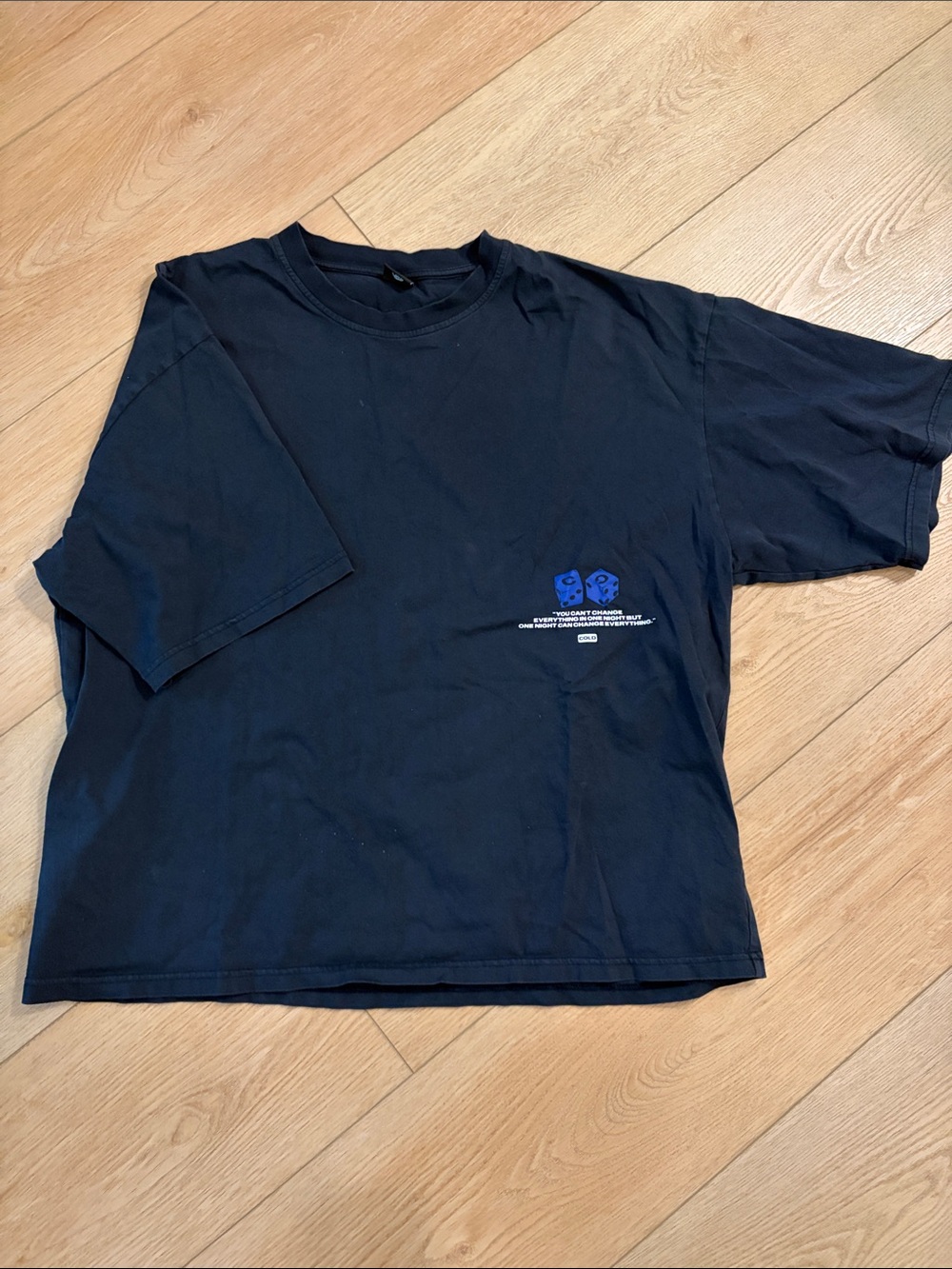 Cold Culture Men's Black Graphic Crewneck T-Shirt No Sleep in Seoul